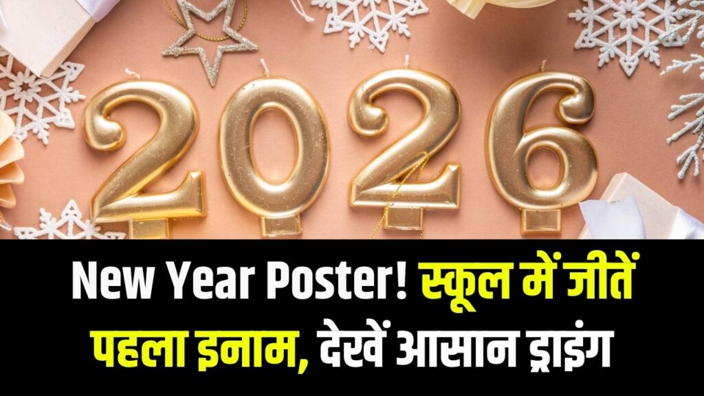 Creative New Year 2026: न्यू ईयर पर बनाएं शानदार पोस्टर और ड्राइंग, स्कूल प्रतियोगिता में पहला इनाम पक्का! आसान आइडियाज देखें
