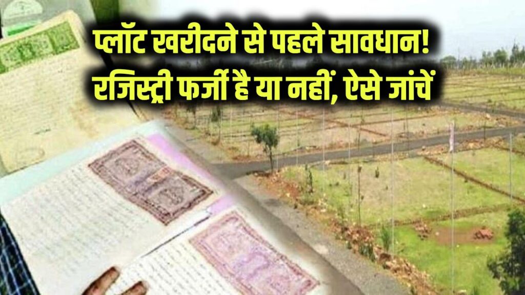 प्लॉट खरीदने से पहले सावधान! यूपी में रजिस्ट्री फर्जी तो नहीं? घर बैठे ऑनलाइन ऐसे करें पूरी जांच