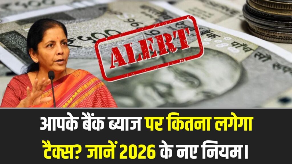 Saving Account Holders सावधान! आपके बैंक ब्याज पर कितना लगेगा टैक्स? जानें 2026 के नए नियम।