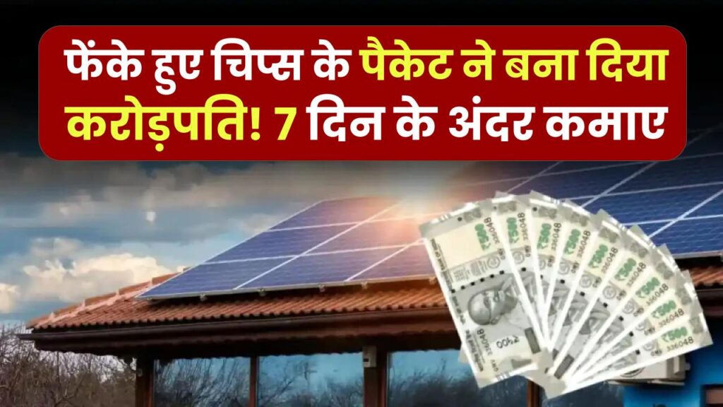 फेंके हुए चिप्स के पैकेट ने बना दिया करोड़पति! 7 दिन के अंदर कमाए ₹11 लाख, इस अनोखे बिजनेस मॉडल ने उड़ाए सबके होश।