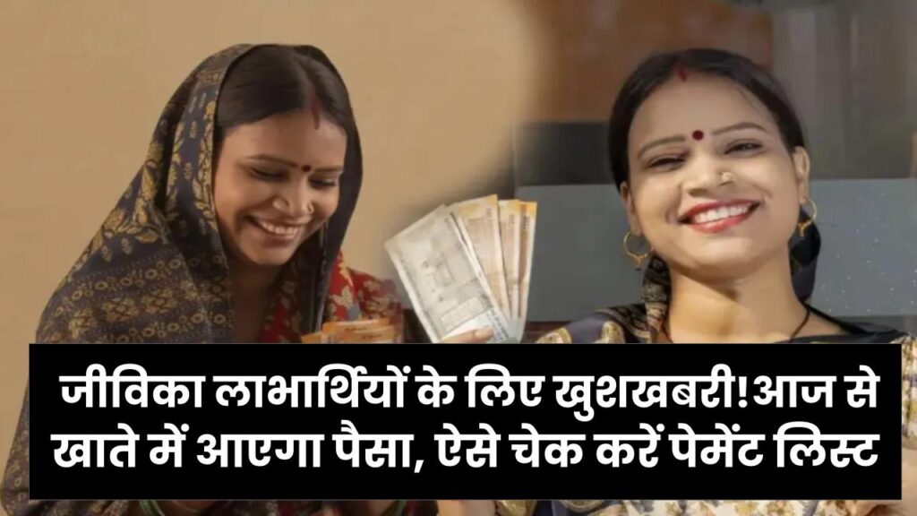 Jeevika Payment Update 2026: जीविका लाभार्थियों के लिए खुशखबरी! आज से खाते में आएगा पैसा, ऐसे चेक करें पेमेंट लिस्ट